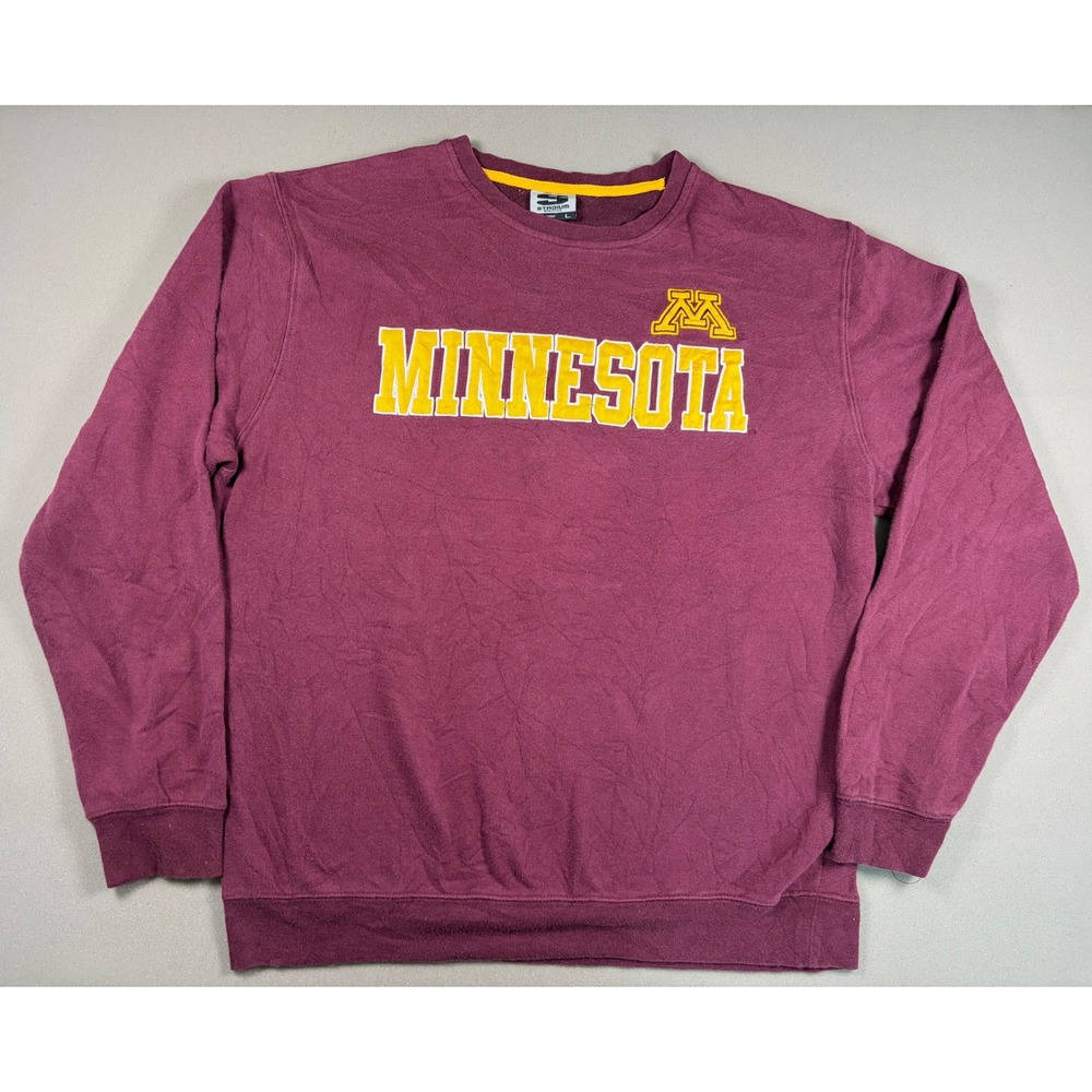 Minnesota Golden Gophers Stadium Athletics Sweatshirt Mens Large Maroon NCAA L